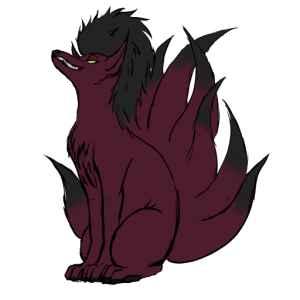 Red of Fur and Black of Mane